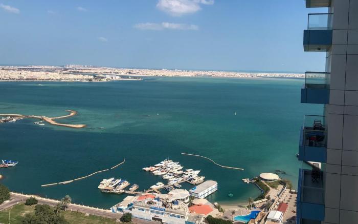 Luxurious sea and city view 