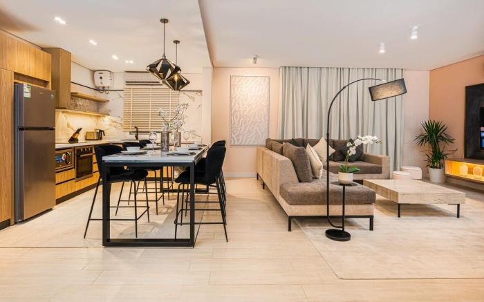 beautifully designed two-bedroom apartment