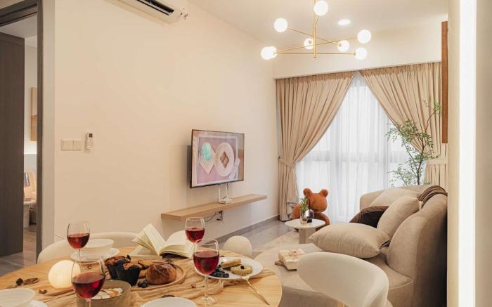 Scandi Haven : Cozy Earth-Toned Retreat