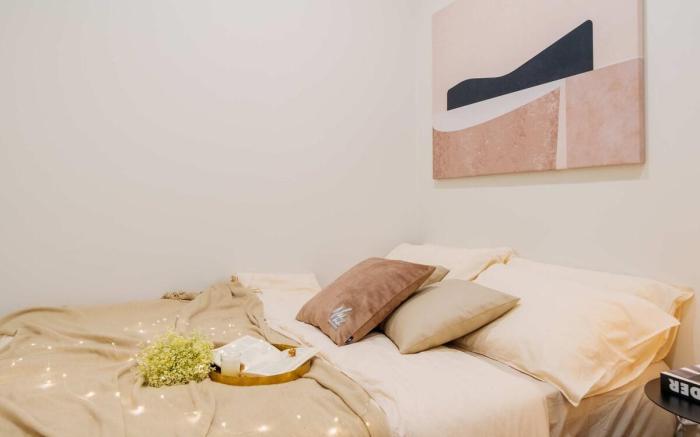 Linear Bliss: A Modern Textured Retreat