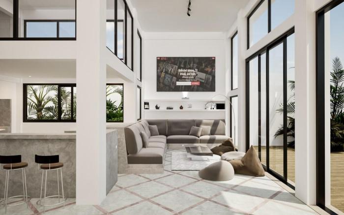 Canggu Villa-7BR |Co-Working, Pool,Rooftop Cinema