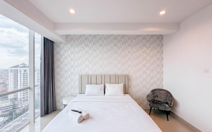 Minimalist Studio The City Square Apt By Travelio