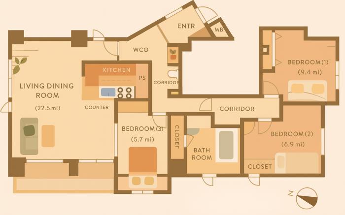 OPEN!LuxuryAPT#신주쿠5분#시부야10분#우에노#3LDK#114m2#넷플릭스#9명