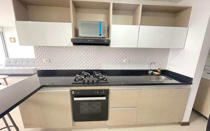 CH-Apartamento en Fundadores con piscina,sauna,bbq