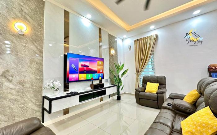 Bangalow Villa 20pax KTV/Pool  12mins to Jonker
