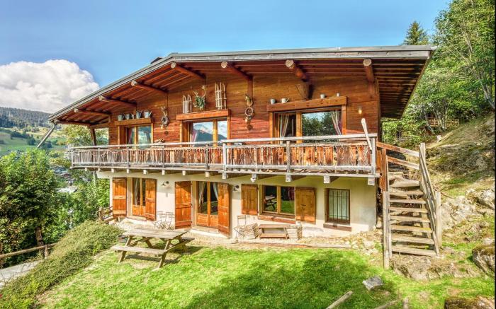 Luxueux Chalet Baron Megève.vue.Jaccuzi.pour 12