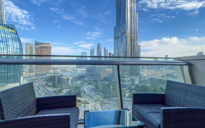 Elite LUX Holiday Homes - 3BR Full Burj Khalifa & Fountain Views in Downtown
