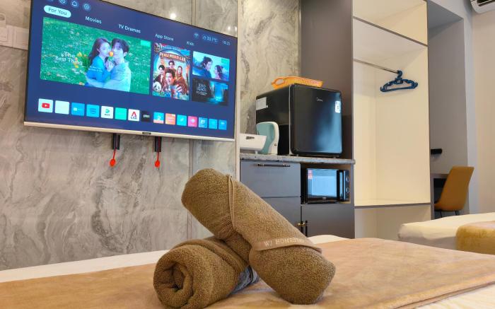 High Floor|Near Airport|Cozy Room|K Avenue 4 Pax