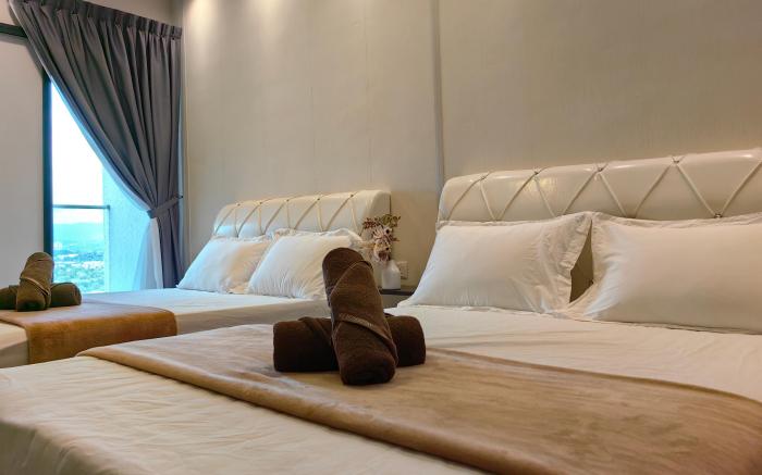High Floor|Near Airport|Cozy Room|K Avenue 4 Pax
