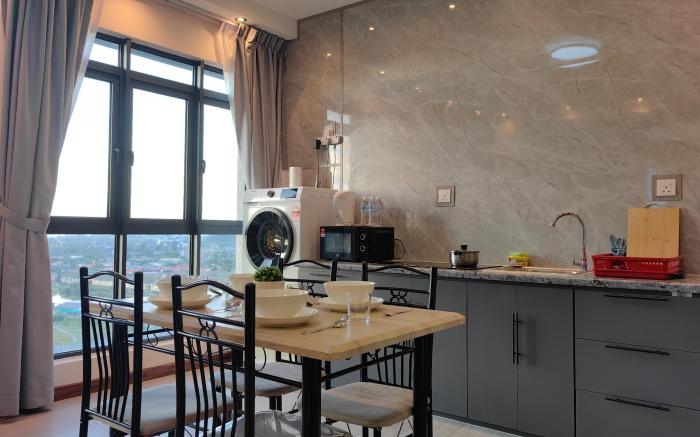 Free Parking|High Floor|Sunset View|K Avenue 4 Pax