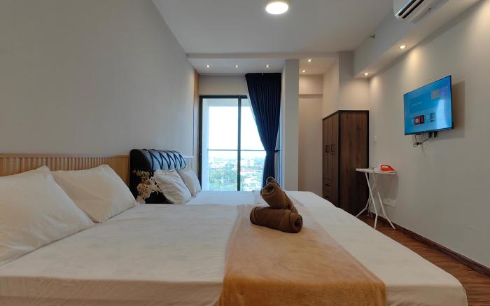 High Floor|Near Airport|Cozy Room|K Avenue 4 Pax