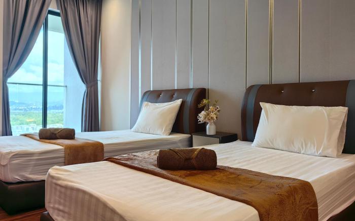 High Floor|Near Airport|Cozy Room|K Avenue 3 Pax