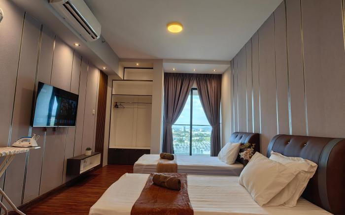 High Floor|Near Airport|Cozy Room|K Avenue 3 Pax