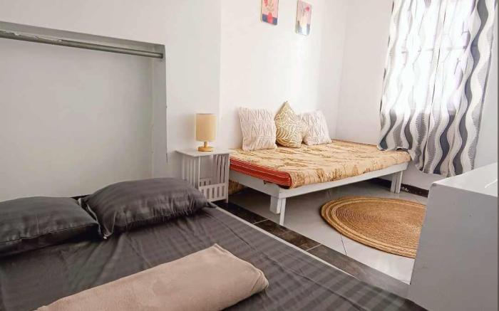 One bedroom with overlooking city views