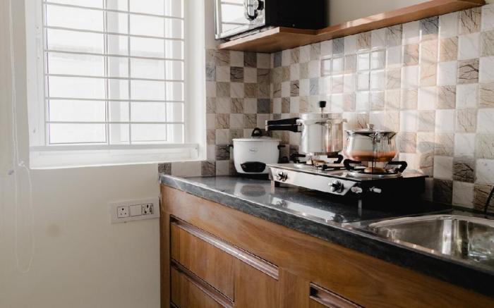 Blissful Studio Kitchen w/ Balcony