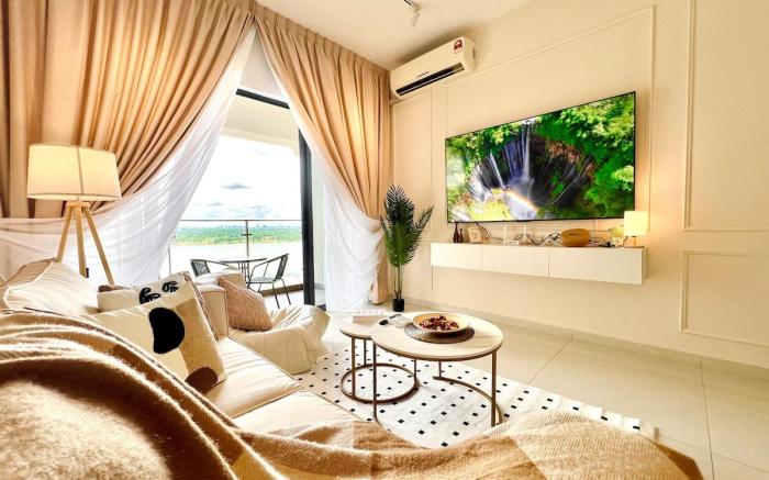 75'TV Danga Dreamscape Retreat BeachView 3BR@12pax
