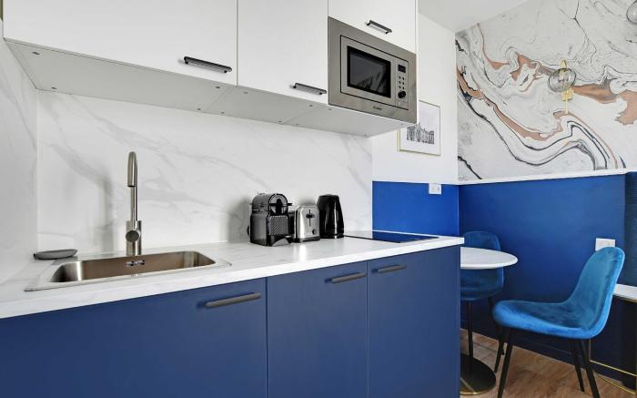 Modern Sutdio for 2 with A/C - Near Montmartre
