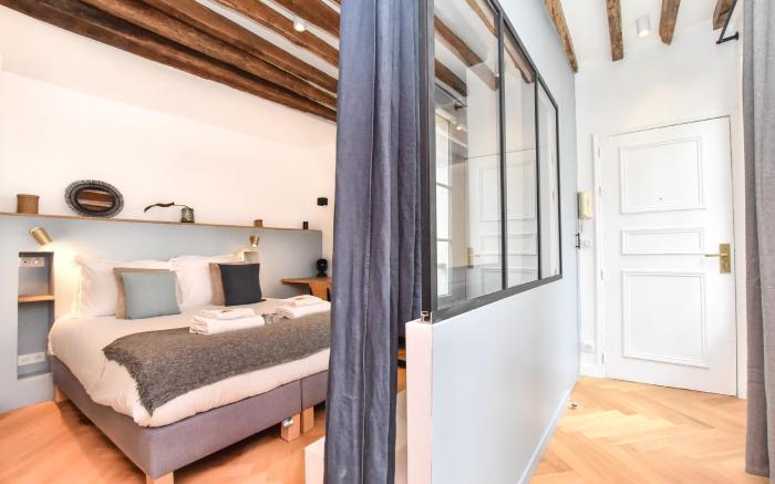 Peaceful 1BR/4P apartment République - Le Marais