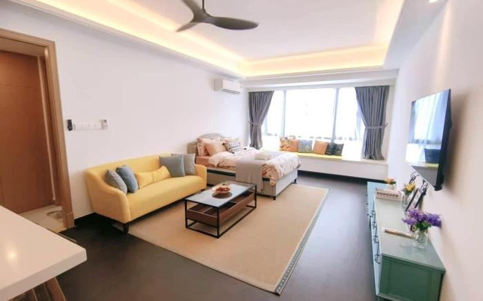 R&F Luxurious Mall Studio- pool/gym