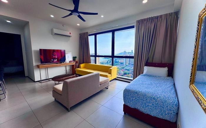 Luxury Five queen bed apartment sea&city Netflix