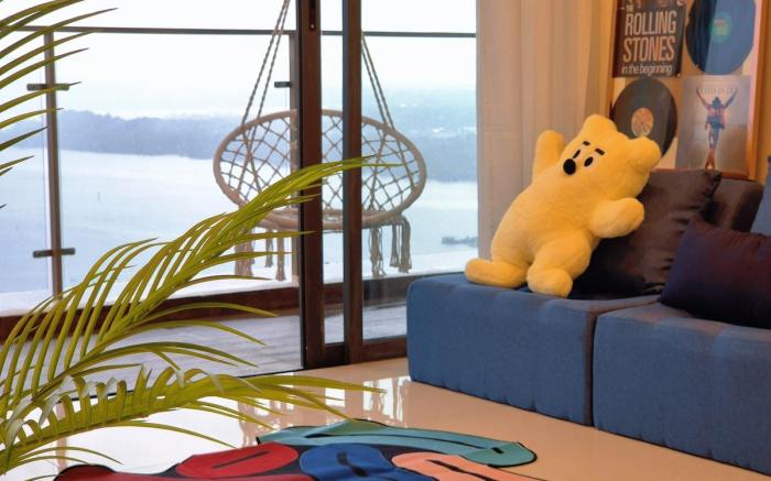 [8 Pax 3 Room 3 Baths] Funky Pop Art Seaview Home