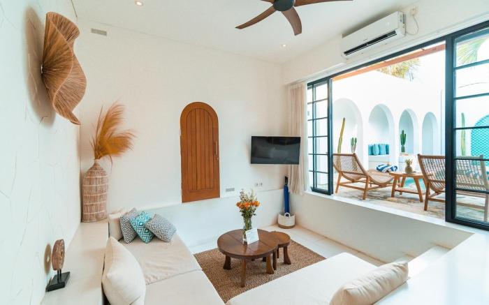 Peaceful 2BR Villa Canggu w/Rooftop & Rice Field