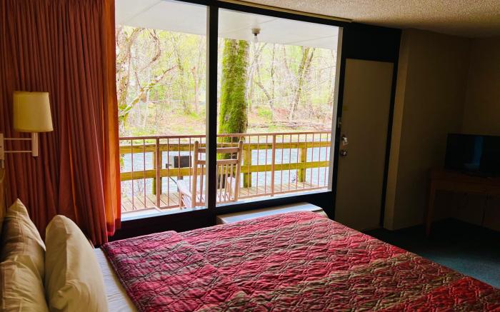 Newfound Lodge on the river