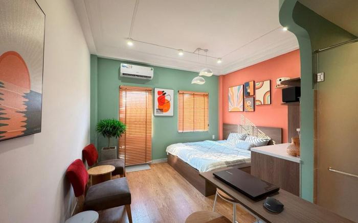 H” Home : Căn hộ mới, có ban công thang máy quận 1