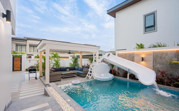 Best Fun Pool Villa วิลล่าพัทยาใกล้หาดจอมเทียน 