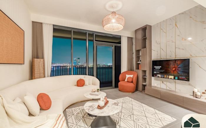 Serene 2BR | Panoramic Sea View | Creek Edge | BMS