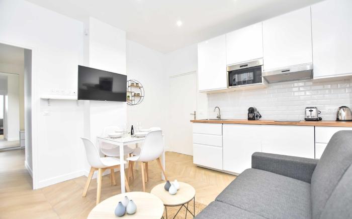 Calm Apartment -1BR/4P- Bastille