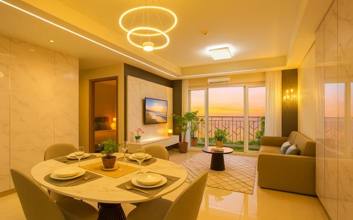 3BR Modern Condo | MOA + Airport | w/ Balcony