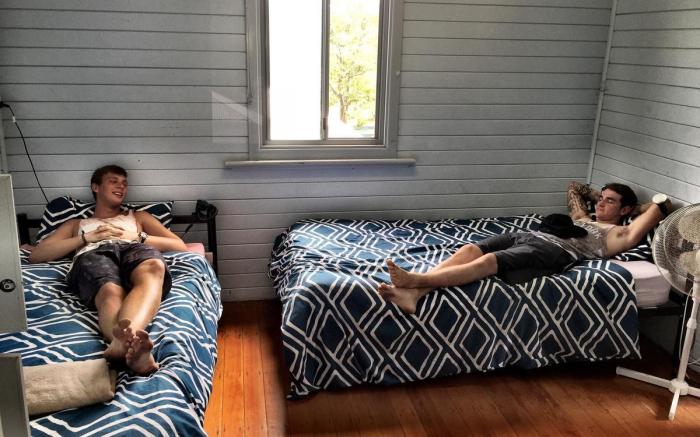 Beach accommodation with Shared facilities