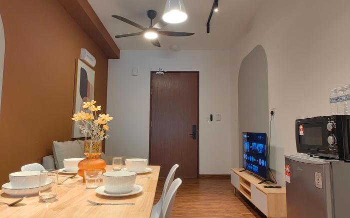 Free Parking|SunsetView|KAvenue|Balcony 1BR 4 Pax
