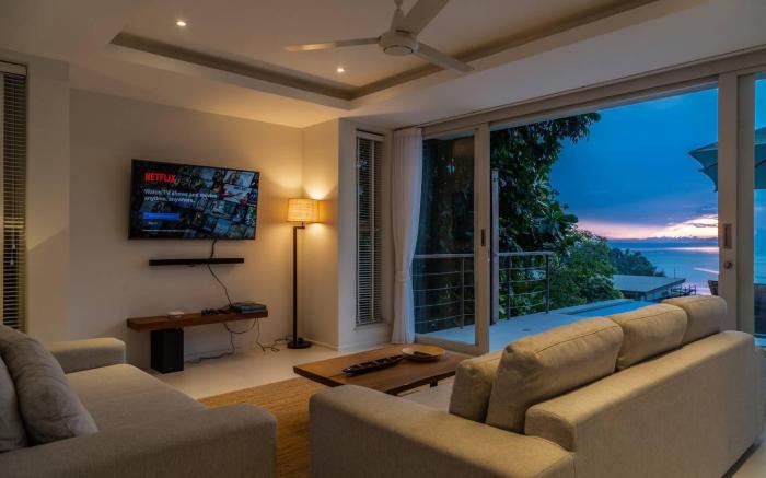 FLEX . SABAI 3br - Pool, Panoramic Sea View