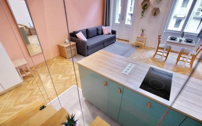 Awesome Budapest Downtown Studio w Balcony&Parking