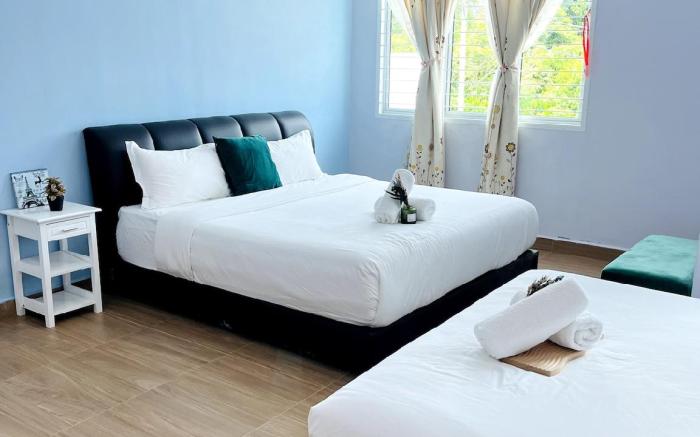 One King & 1 Queen for 4pax | Private Bathroom