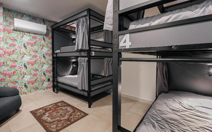 Bed in mixed room