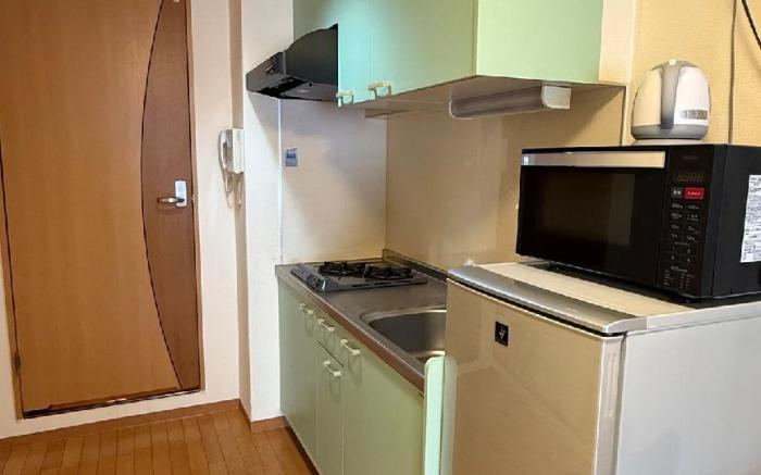 A高级公寓，天下茶屋站步行3分，直达机场/Nanab/通天阁/方便前往京都/奈良/可住2人,211