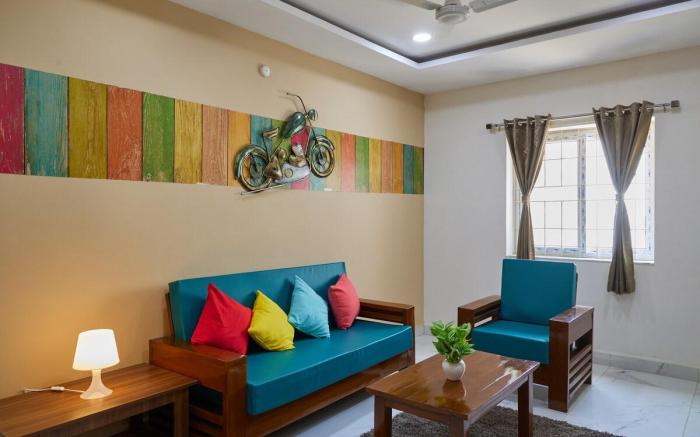 Chill Place:3BHK AC Retro House @FinancialDistrict
