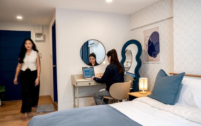 Blue House 191 Hometel - 3min to BTS Saphan Taksin