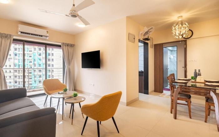 Modern 2 BHK Service Apartment in BKC, Mumbai