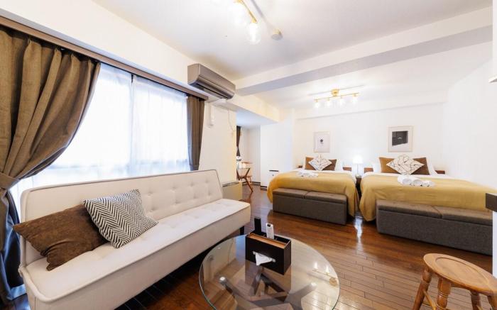 10 Min Walk to Susukino/7 Guests/ Classic Heim 401