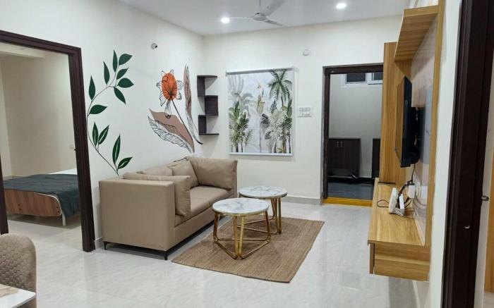 Spacious 2 bhk stay in kondapur 