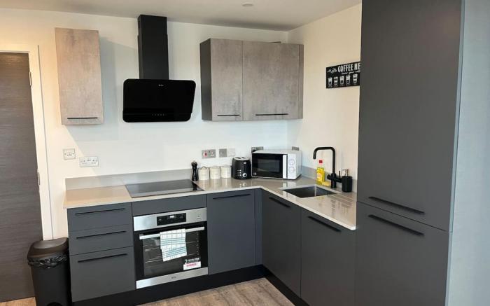 Superb city centre new built flat and gym