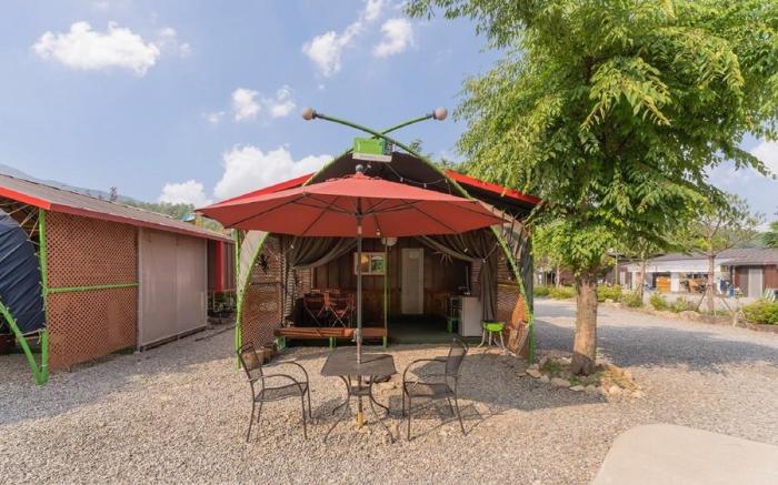 Gapyeong T N Pastel Glamping Caravan