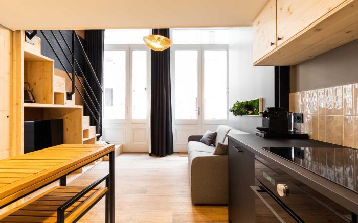 Elegant apartment -1BR-4P- Hotel de Ville