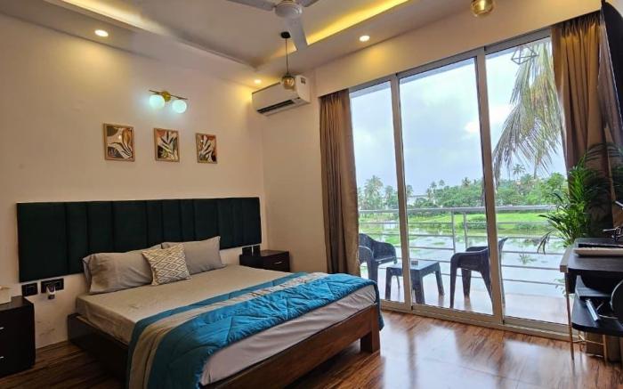 Cozy Riverfront Studio in Siolim