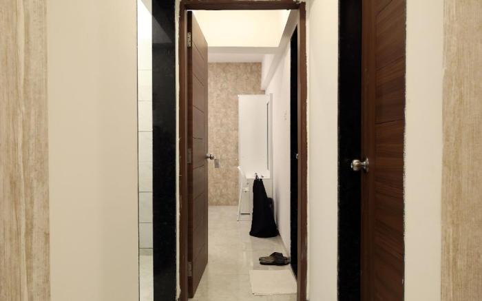 Mumbai 1BHK | Living Room + Kitchen | Near Airport