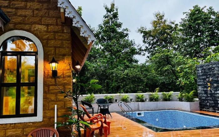 Triveni Stays Arborea 1 BHK with Pool in Karjat